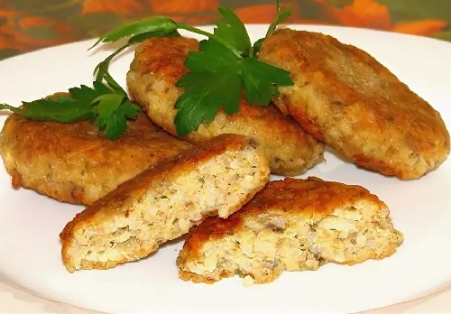 Croquettes de poisson avec du riz