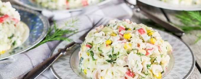 Salade de crabe - 10 recettes délicieuses et faciles