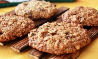 Biscoitos de aveia caseiros