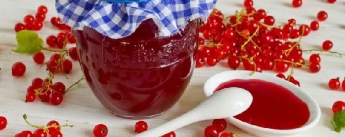 Confiture de groseilles rouges