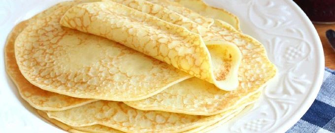 Crêpes classiques au lait