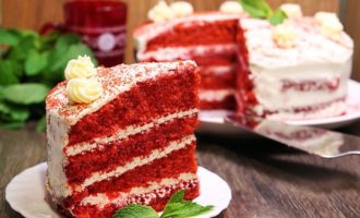 gâteau de velours rouge