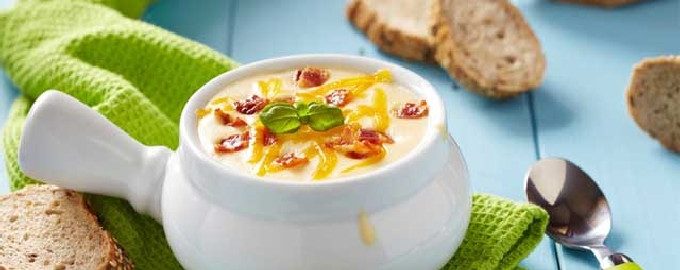 Soupe au fromage à la crème