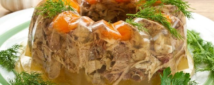 Aspic de poulet - 10 recettes simples et délicieuses avec photos étape par étape