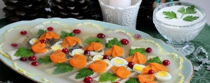 Pike perch jellied-7 συνταγές βήμα προς βήμα με φωτογραφίες